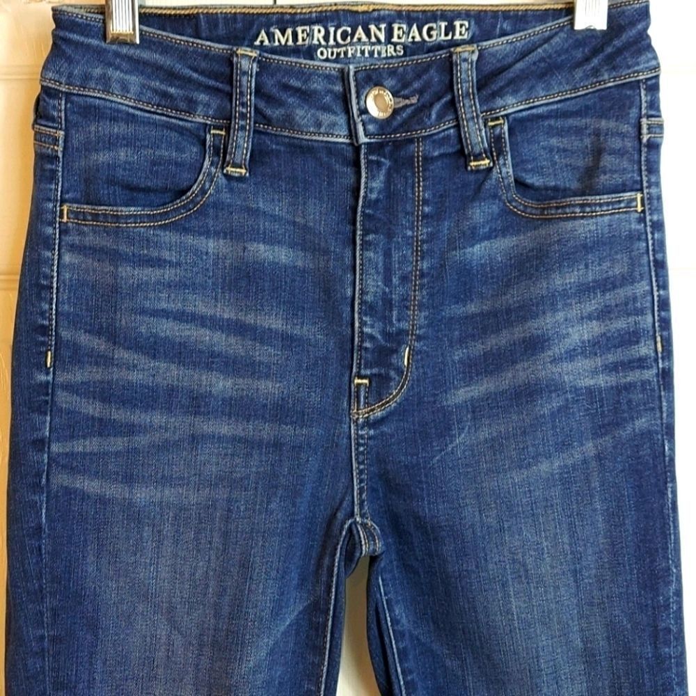 American Eagle Super High Rise Stretch Jegging 0 - Picture 4 of 8